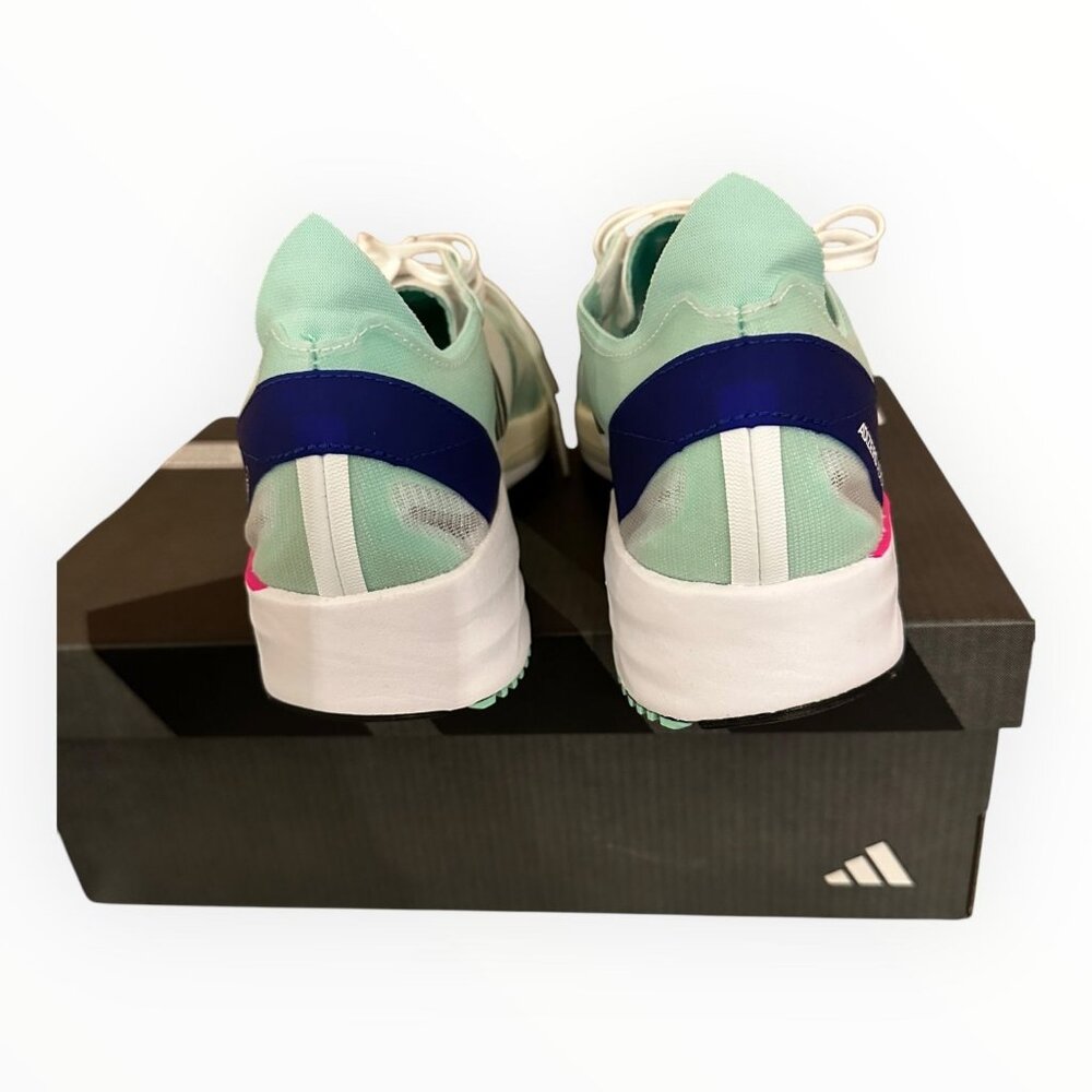 Adidas Adizero Adios 7 M Running Shoes Mint Sneaker Style GV9059 Men Size 10 US - Picture 12 of 16